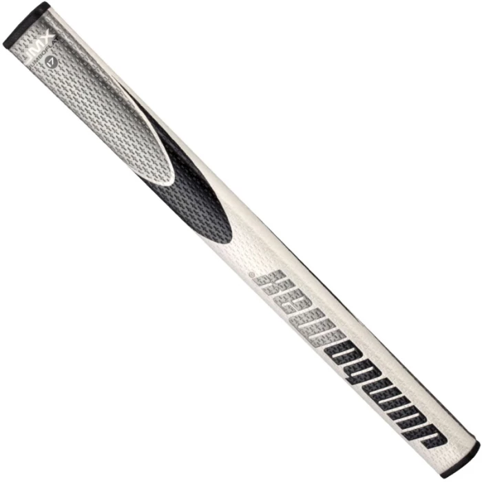 JumboMax JumboFlat White/Black/Silver 17" Armlock Putter Grip